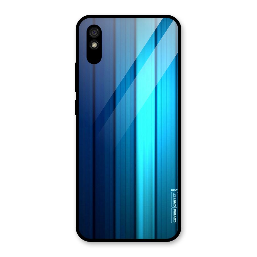 Blue Hues Glass Back Case for Redmi 9A