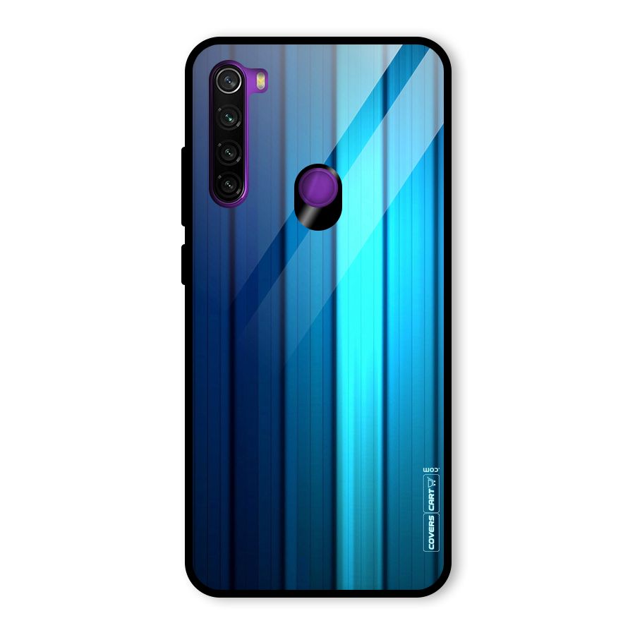 Blue Hues Glass Back Case for Redmi Note 8