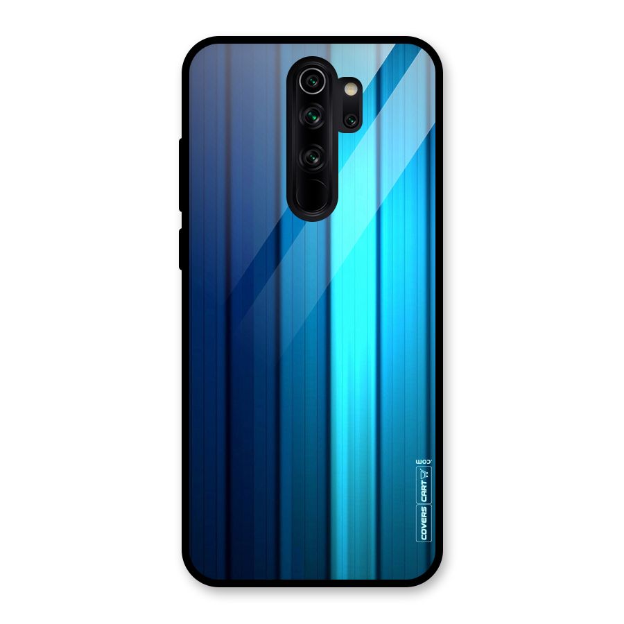 Blue Hues Glass Back Case for Redmi Note 8 Pro