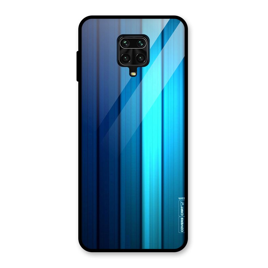 Blue Hues Glass Back Case for Redmi Note 9 Pro Max