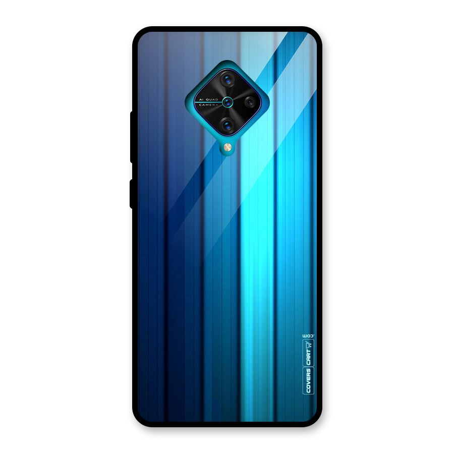 Blue Hues Glass Back Case for Vivo S1 Pro