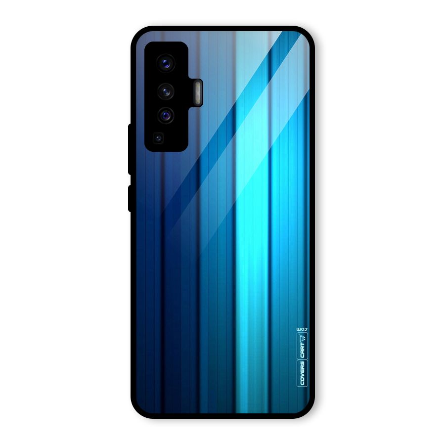 Blue Hues Glass Back Case for Vivo X50