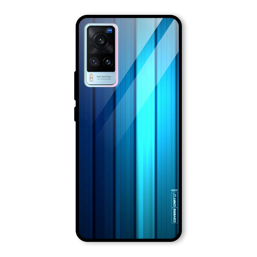 Blue Hues Glass Back Case for Vivo X60