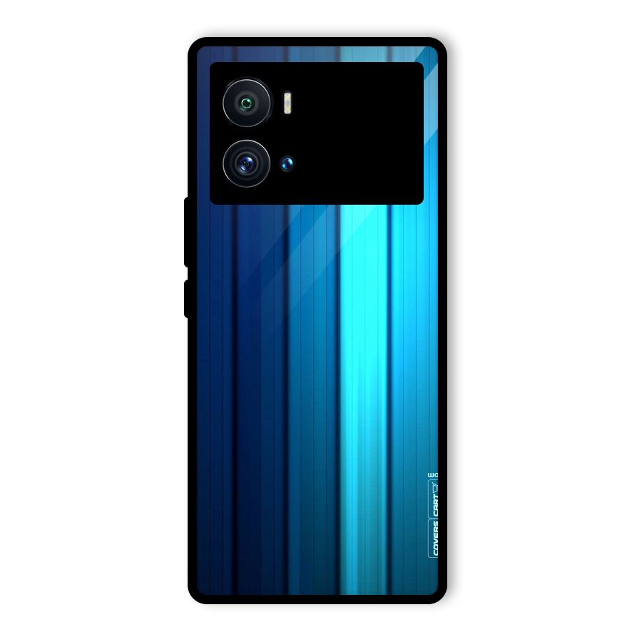 Blue Hues Glass Back Case for Vivo iQOO 9 Pro