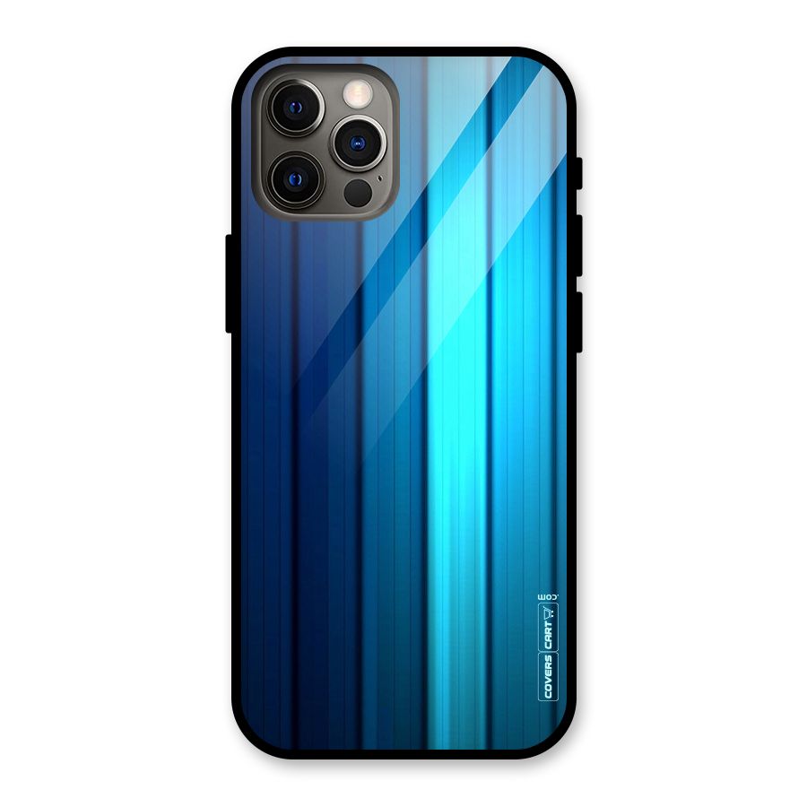 Blue Hues Glass Back Case for iPhone 12 Pro
