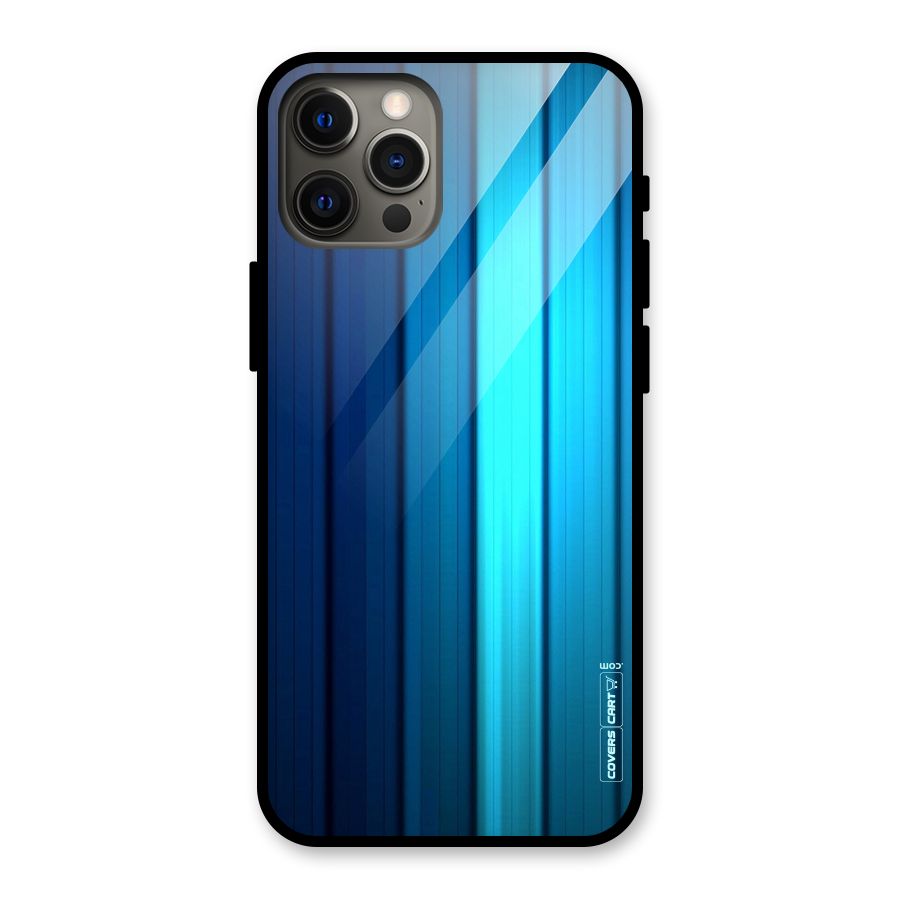 Blue Hues Glass Back Case for iPhone 12 Pro Max