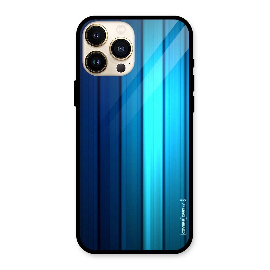 Blue Hues Glass Back Case for iPhone 13 Pro Max