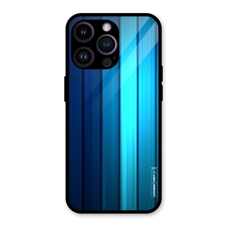 Blue Hues Glass Back Case for iPhone 14 Pro Max