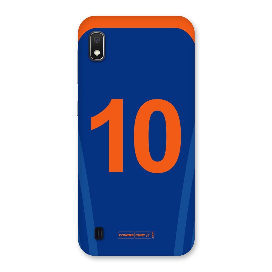 Blue Jersey Back Case for Galaxy A10