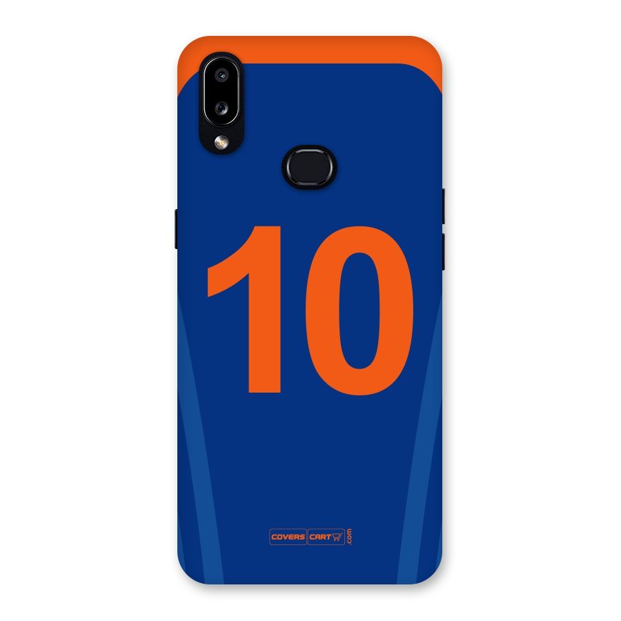 Blue Jersey Back Case for Galaxy A10s