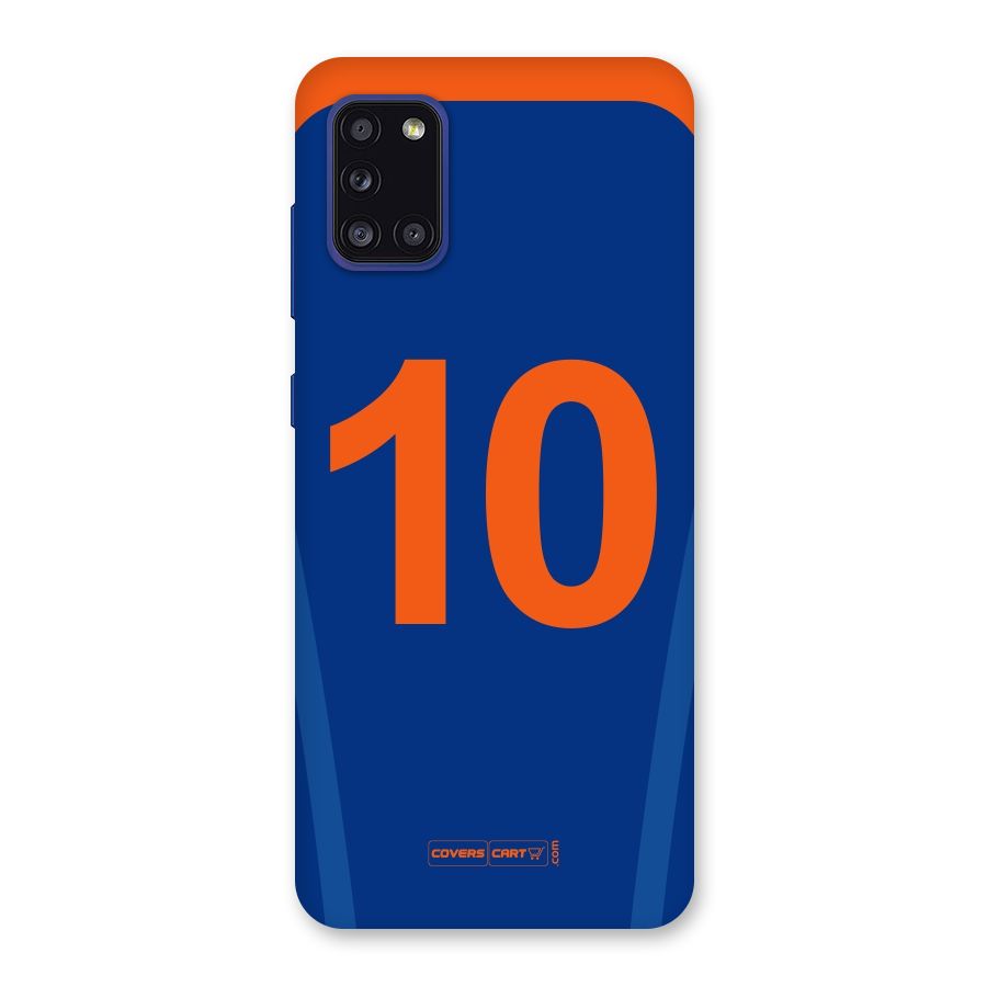 Blue Jersey Back Case for Galaxy A31