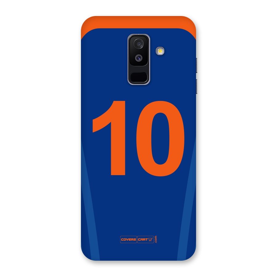 Blue Jersey Back Case for Galaxy A6 Plus