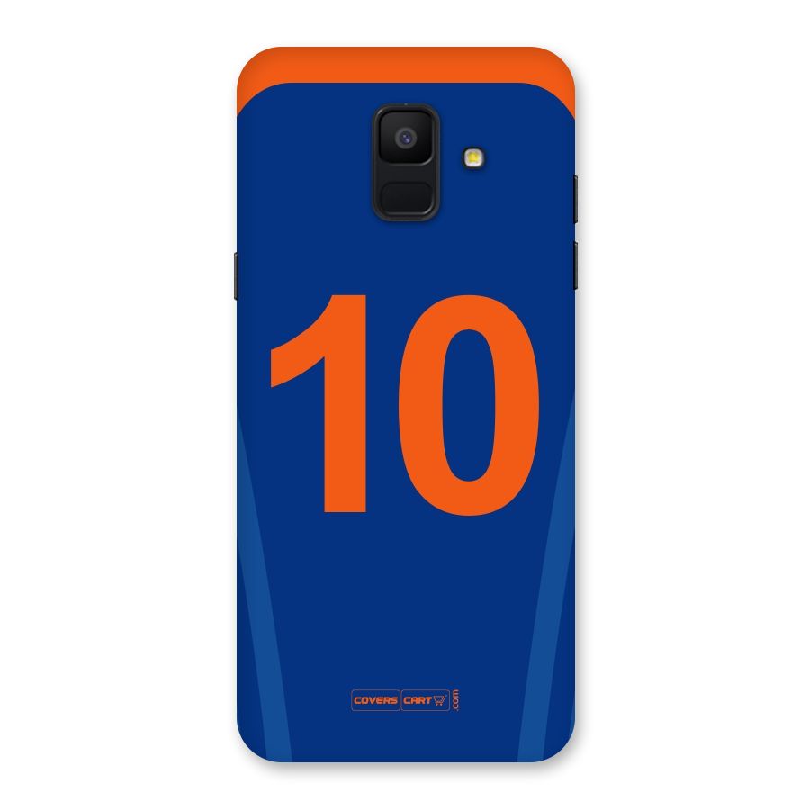 Blue Jersey Back Case for Galaxy A6 (2018)