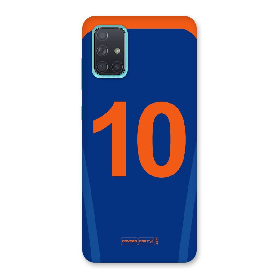 Blue Jersey Back Case for Galaxy A71
