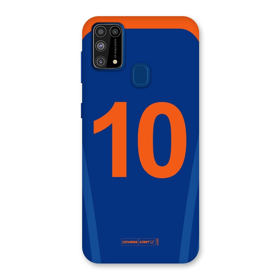 Blue Jersey Back Case for Galaxy F41