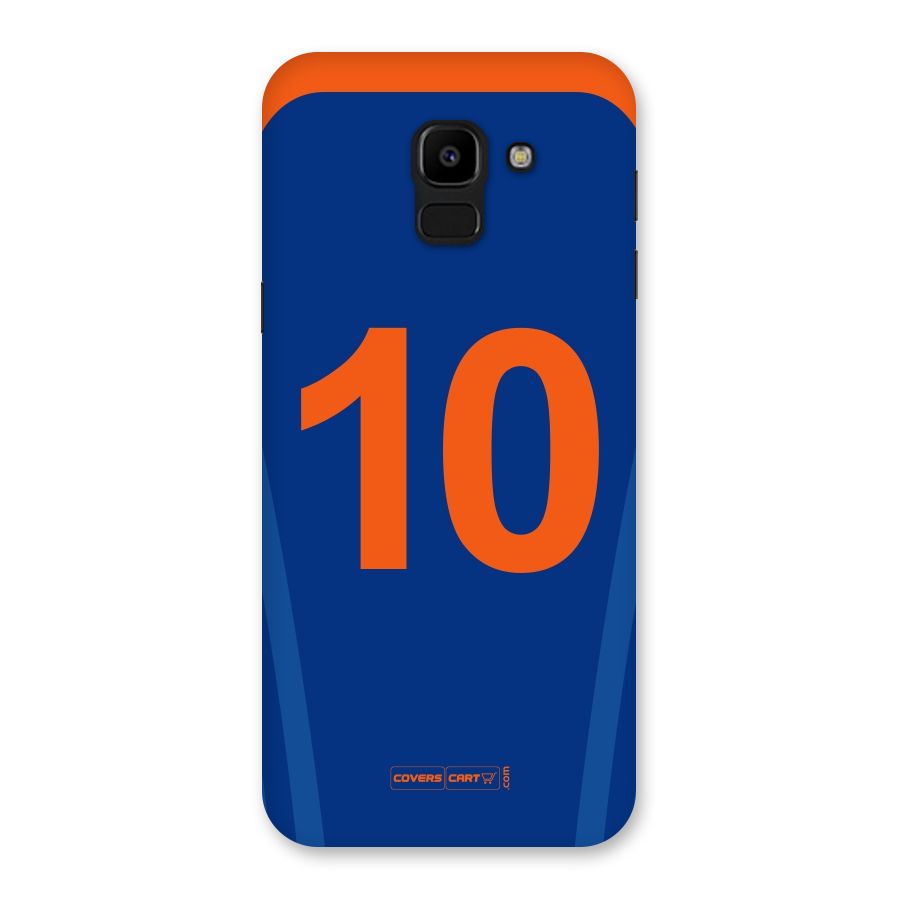 Blue Jersey Back Case for Galaxy J6