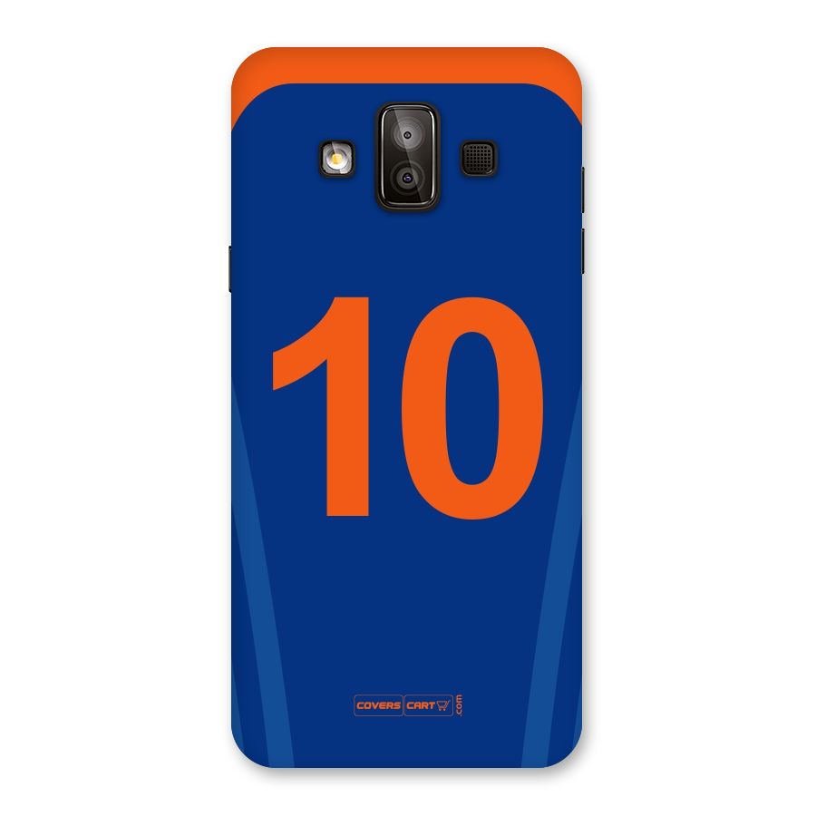 Blue Jersey Back Case for Galaxy J7 Duo