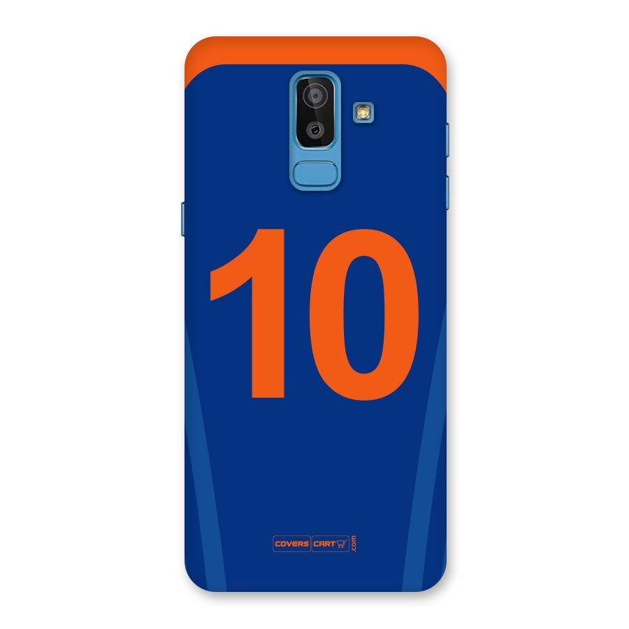 Blue Jersey Back Case for Galaxy J8