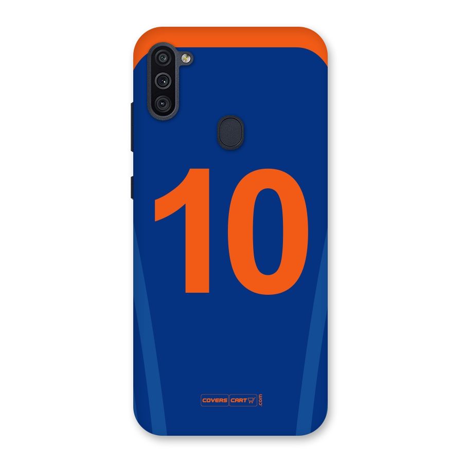 Blue Jersey Back Case for Galaxy M11