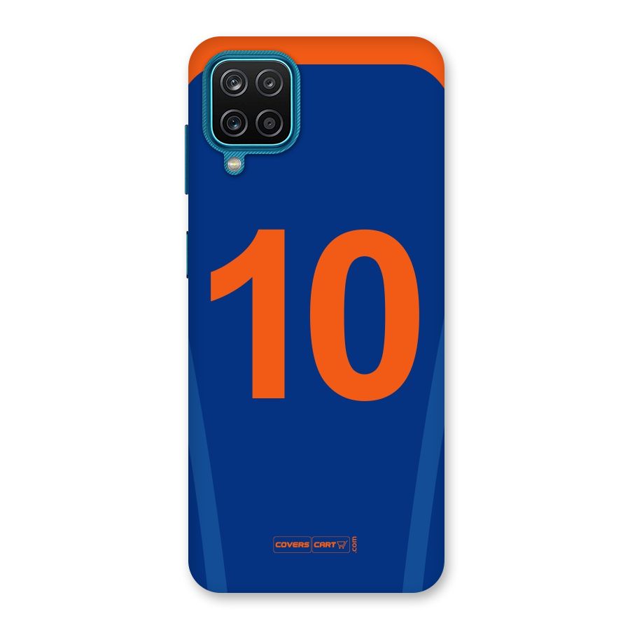 Blue Jersey Back Case for Galaxy M12