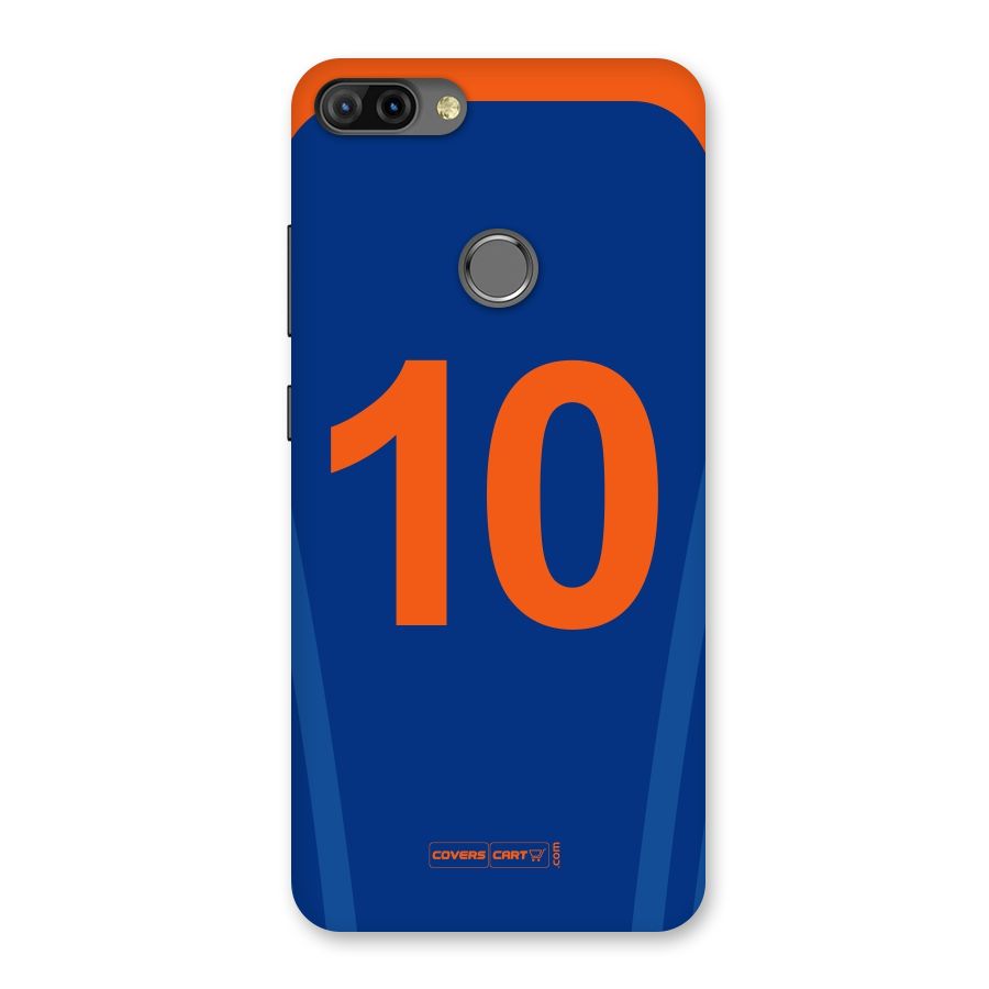 Blue Jersey Back Case for Infinix Hot 6 Pro
