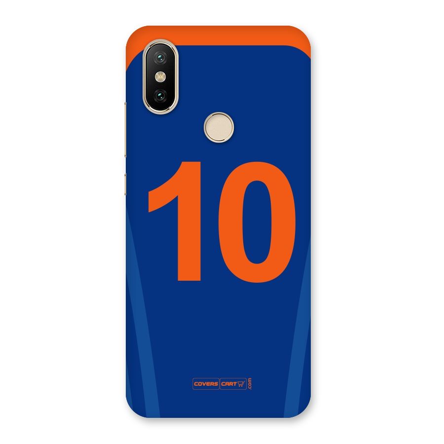 Blue Jersey Back Case for Mi A2