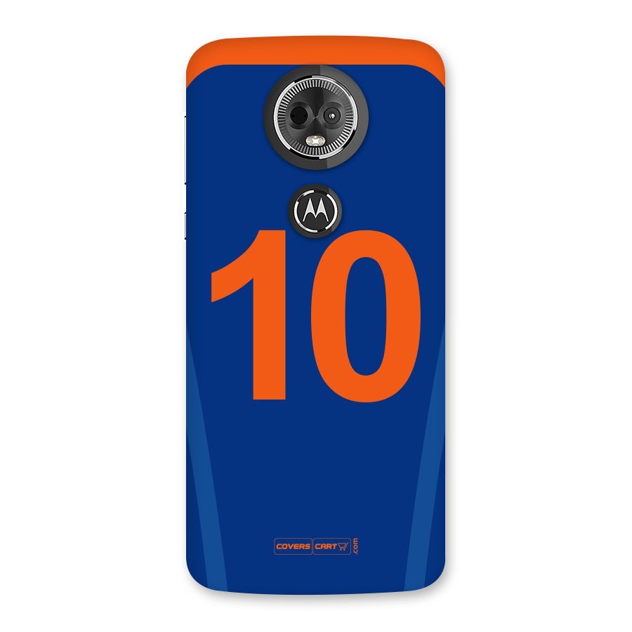 Blue Jersey Back Case for Moto E5 Plus