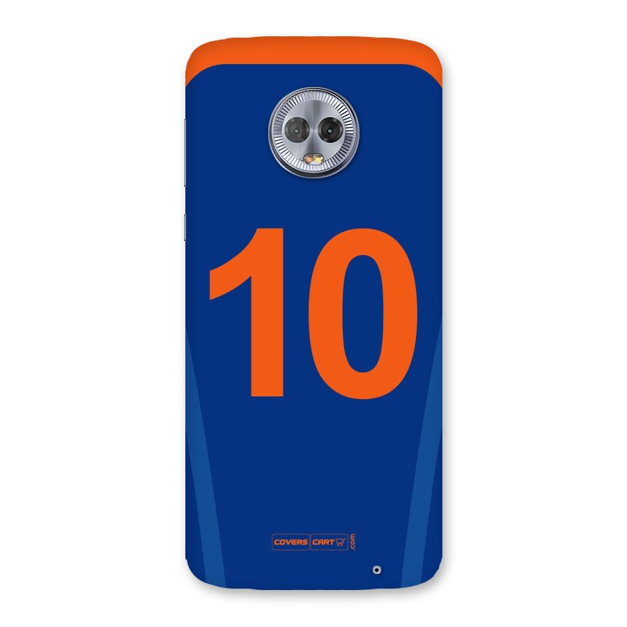 Blue Jersey Back Case for Moto G6 Plus
