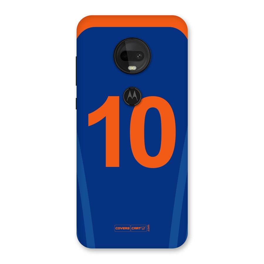 Blue Jersey Back Case for Moto G7