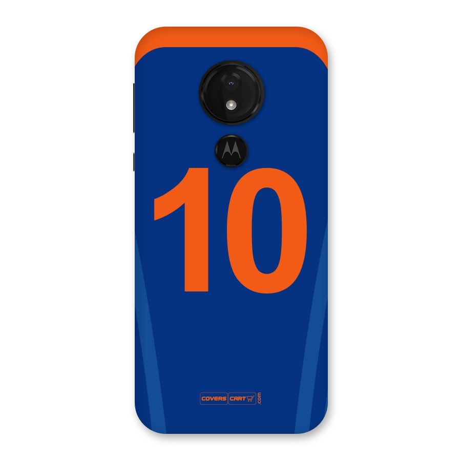 Blue Jersey Back Case for Moto G7 Power