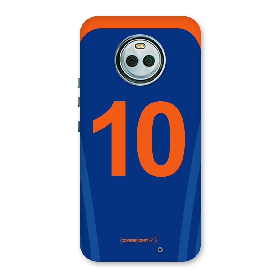 Blue Jersey Back Case for Moto X4