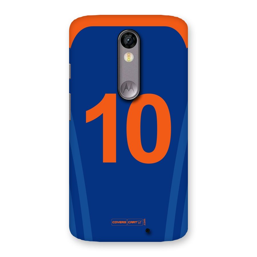 Blue Jersey Back Case for Moto X Force
