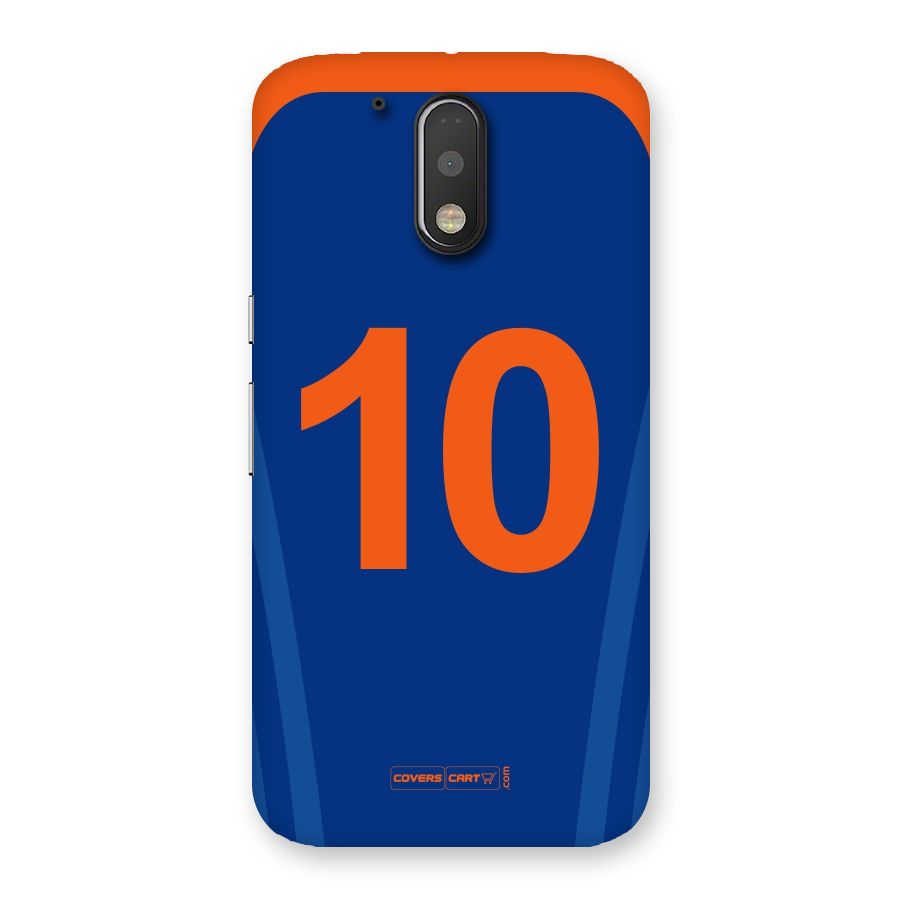 Blue Jersey Back Case for Motorola Moto G4 Plus