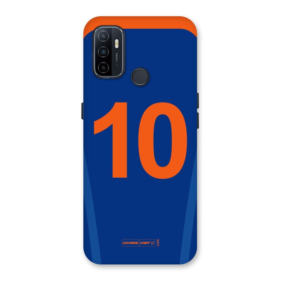 Blue Jersey Back Case for Oppo A32