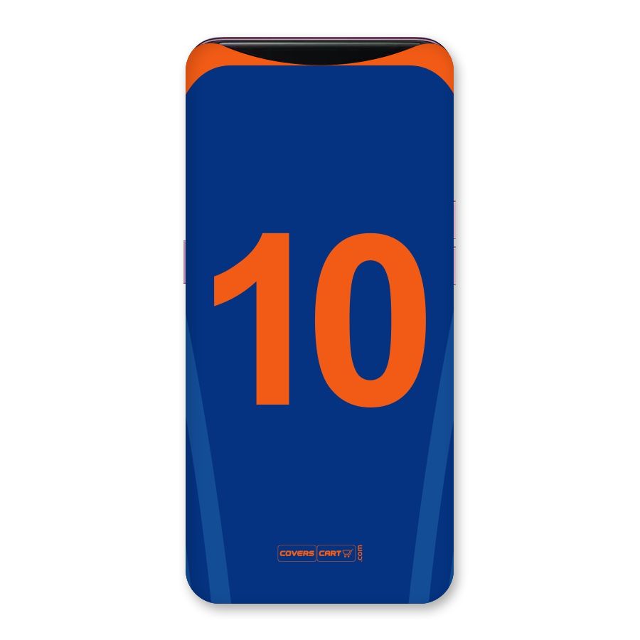 Blue Jersey Back Case for Oppo Find X