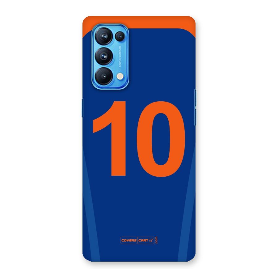Blue Jersey Back Case for Oppo Reno5 Pro 5G