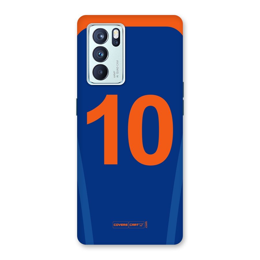 Blue Jersey Back Case for Oppo Reno6 Pro 5G