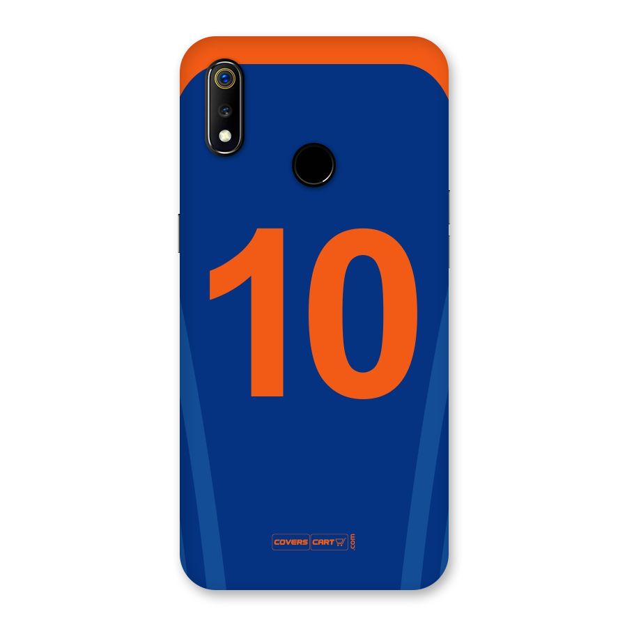 Blue Jersey Back Case for Realme 3