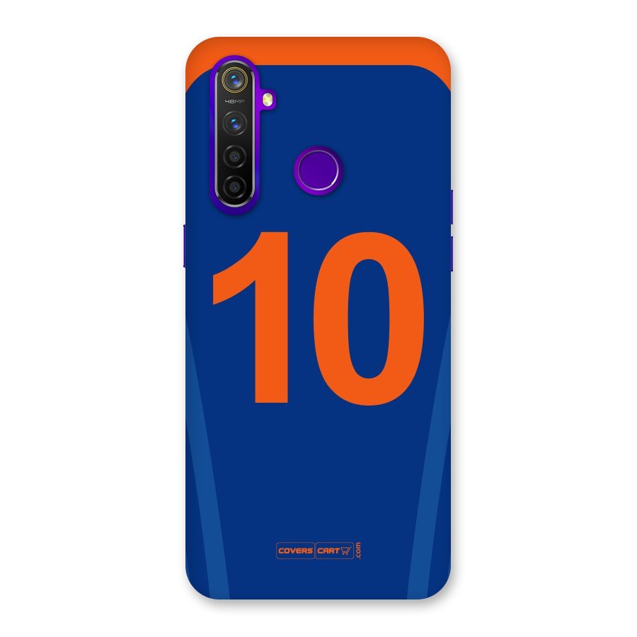 Blue Jersey Back Case for Realme 5 Pro