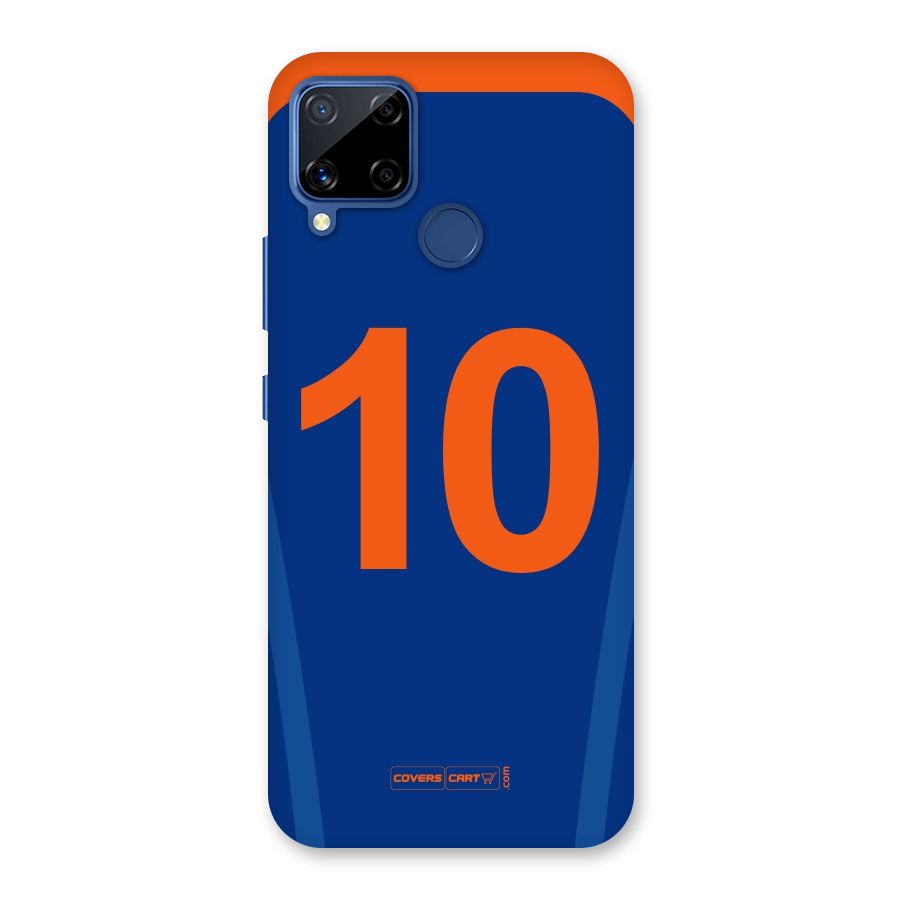 Blue Jersey Back Case for Realme C15