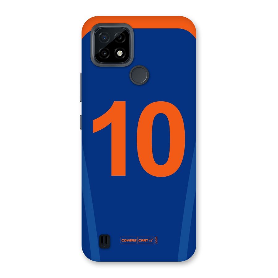 Blue Jersey Back Case for Realme C21
