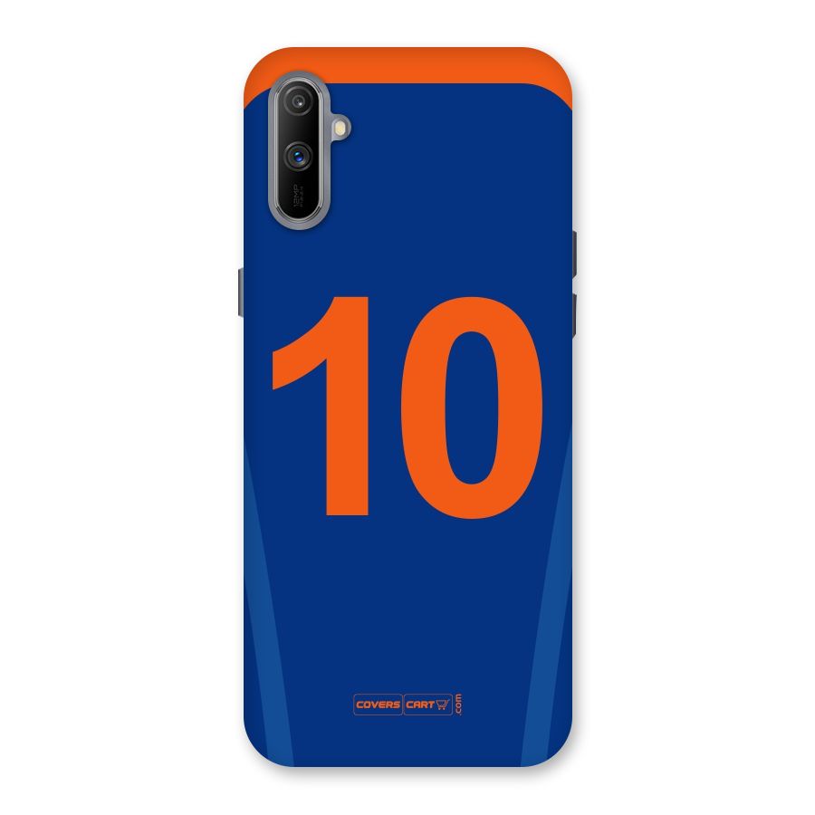 Blue Jersey Back Case for Realme C3