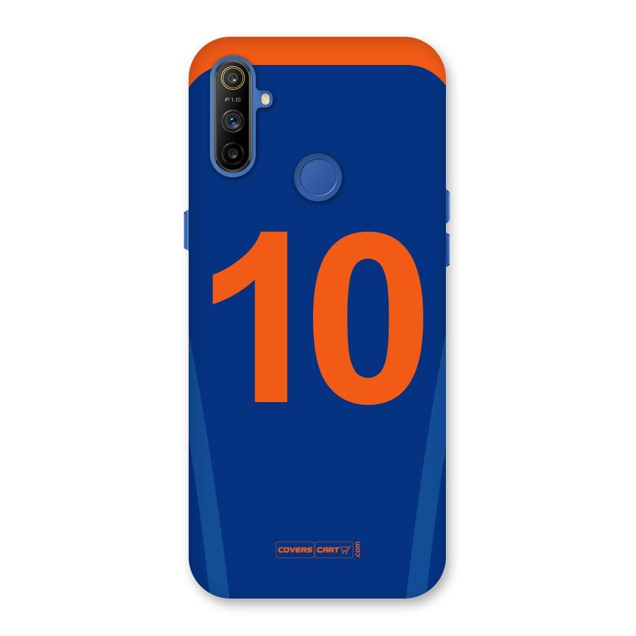 Blue Jersey Back Case for Realme Narzo 10A