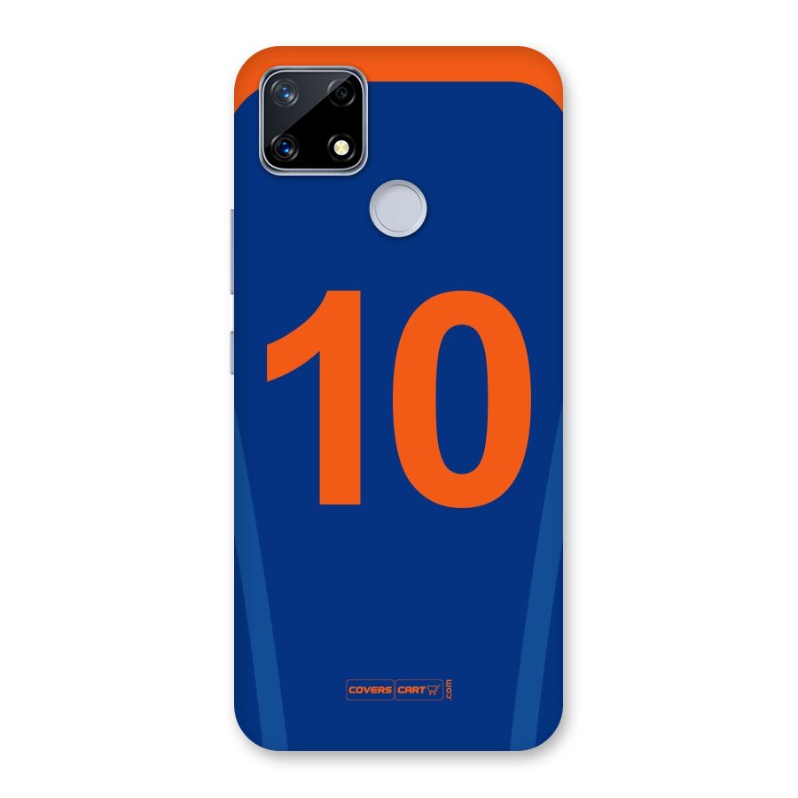 Blue Jersey Back Case for Realme Narzo 20
