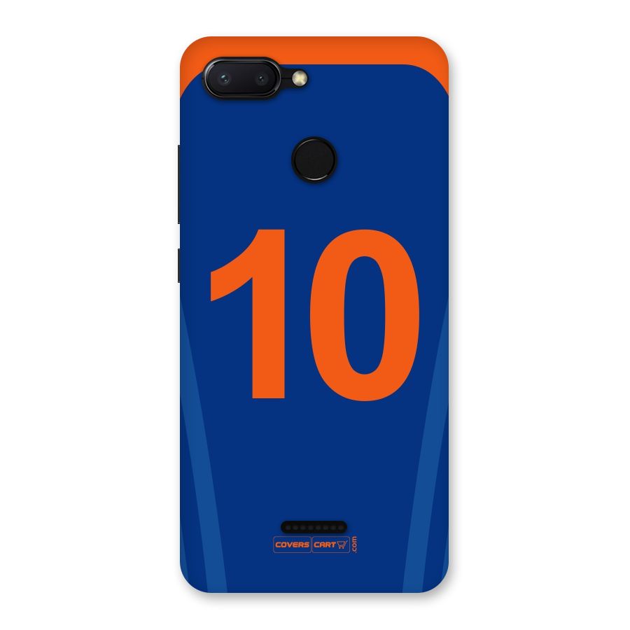Blue Jersey Back Case for Redmi 6