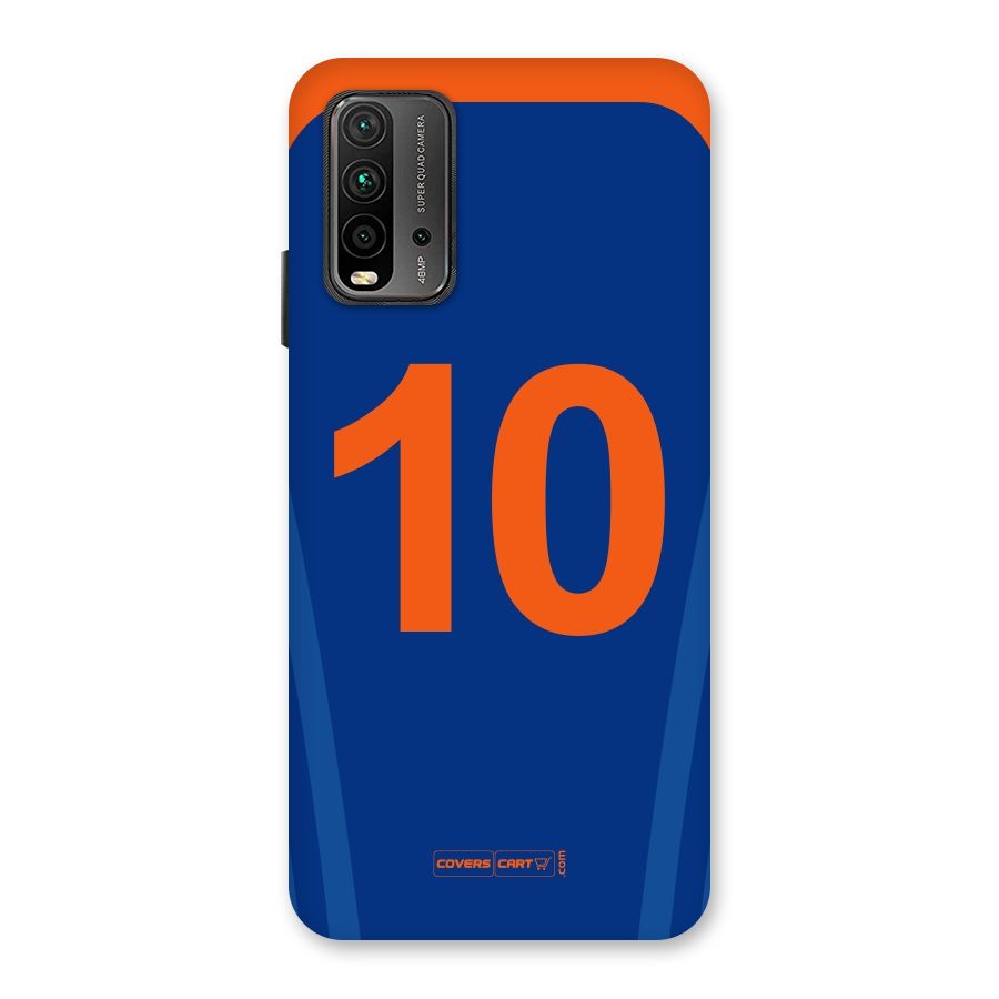 Blue Jersey Back Case for Redmi 9 Power