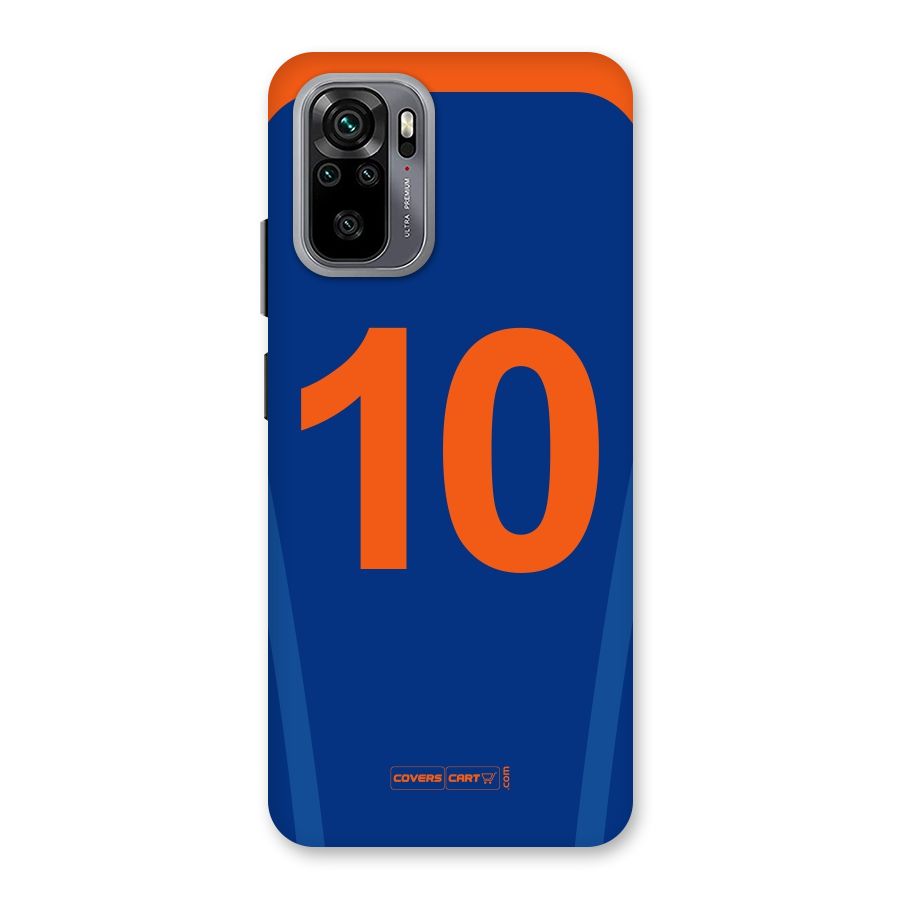 Blue Jersey Back Case for Redmi Note 10