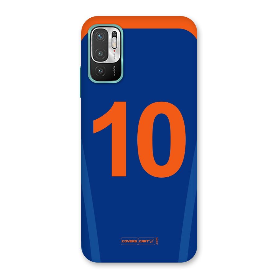 Blue Jersey Back Case for Redmi Note 10T 5G