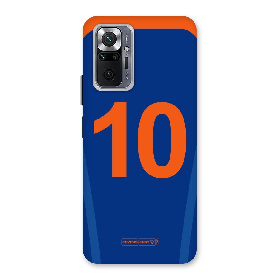Blue Jersey Back Case for Redmi Note 10 Pro Max