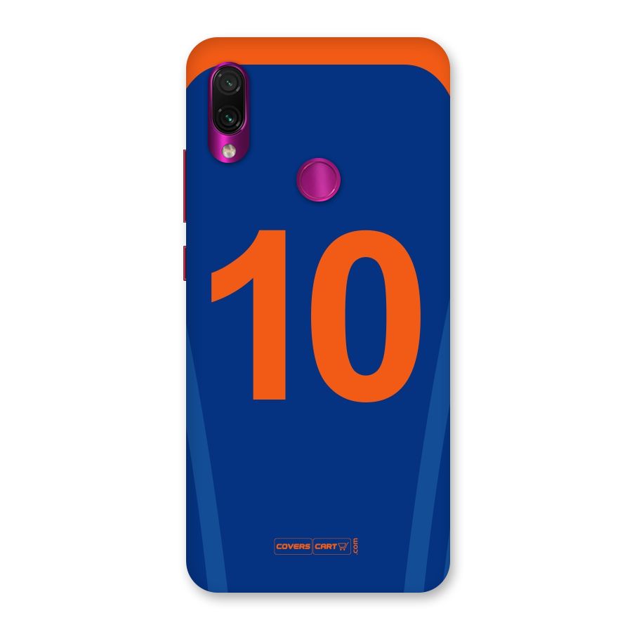 Blue Jersey Back Case for Redmi Note 7 Pro